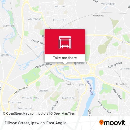 Dillwyn Street, Ipswich map