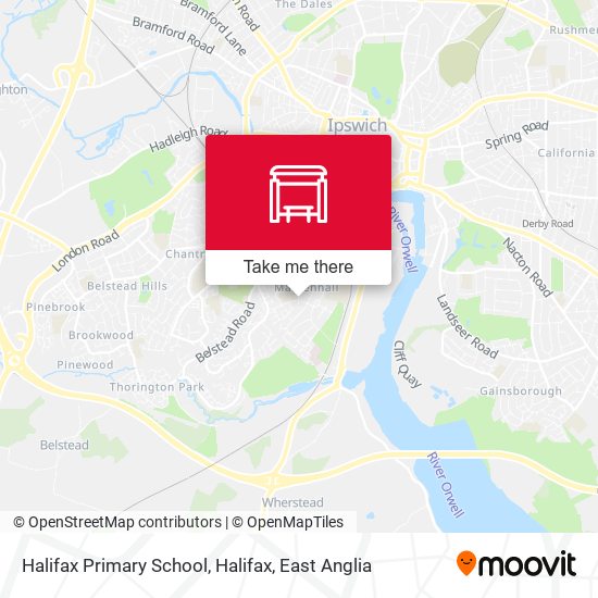 Halifax Primary School, Halifax map