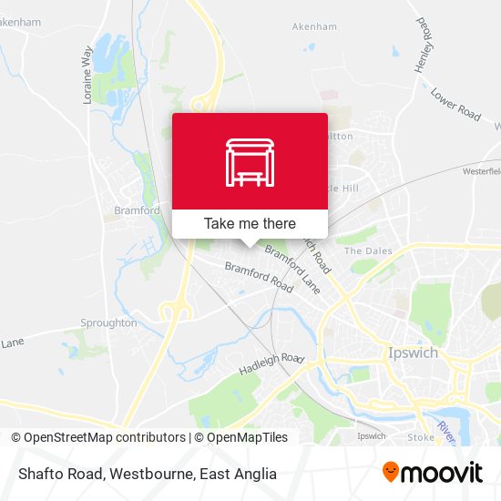 Shafto Road, Westbourne map