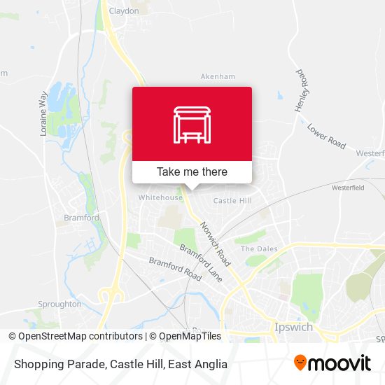 Shopping Parade, Castle Hill map