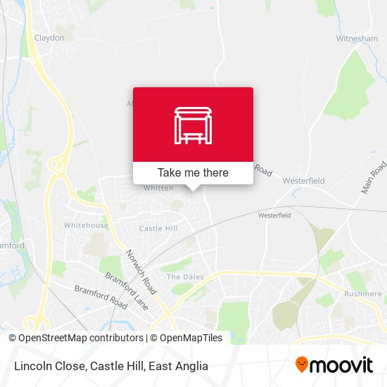 Lincoln Close, Castle Hill map