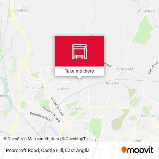 Pearcroft Road, Castle Hill map