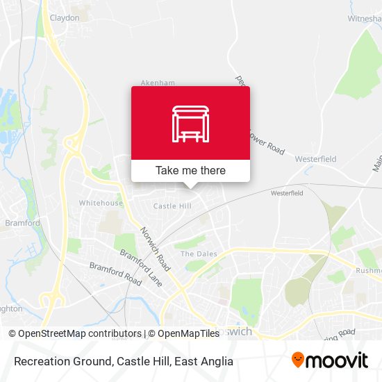 Recreation Ground, Castle Hill map
