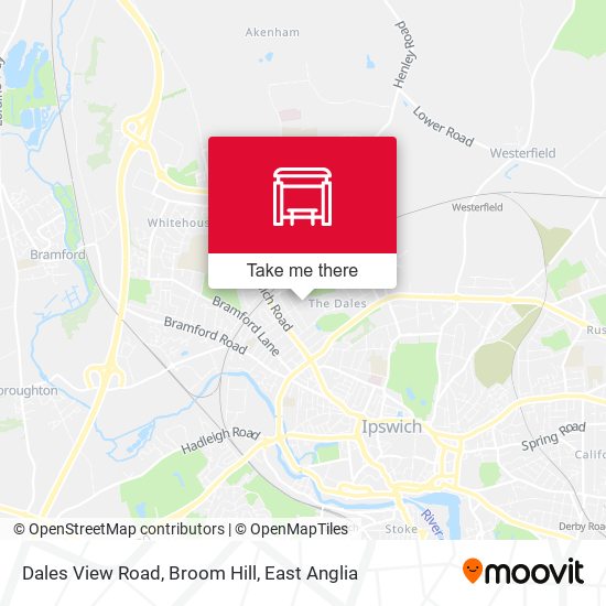 Dales View Road, Broom Hill map