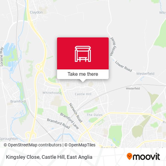 Kingsley Close, Castle Hill map
