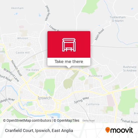 Cranfield Court, Ipswich map