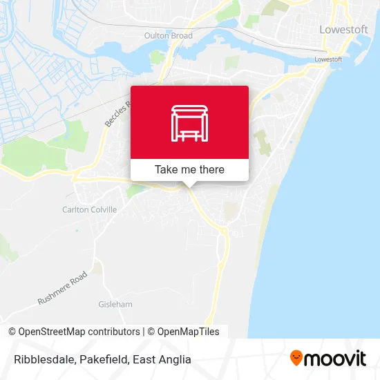 Ribblesdale, Pakefield map