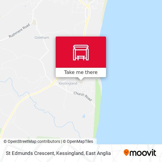 St Edmunds Crescent, Kessingland map