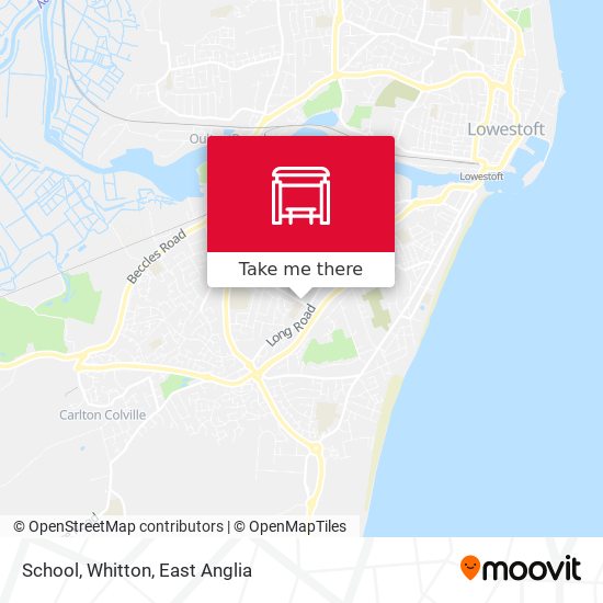 School, Whitton map