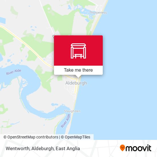 Wentworth, Aldeburgh map