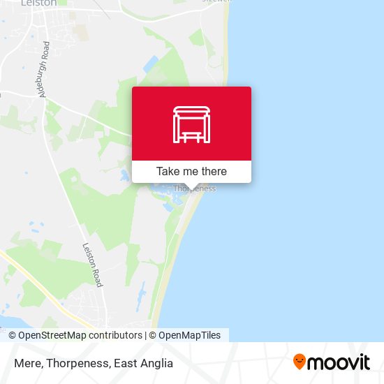Mere, Thorpeness map