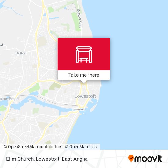Elim Church, Lowestoft map