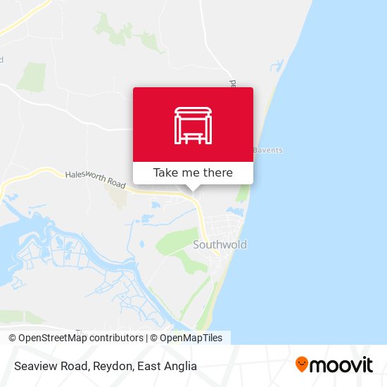 Seaview Road, Reydon map