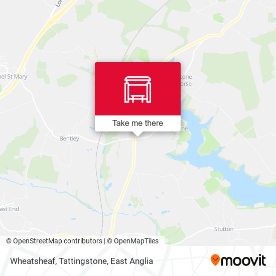 Wheatsheaf, Tattingstone map