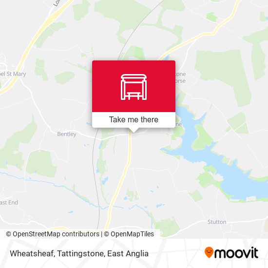 Wheatsheaf, Tattingstone map