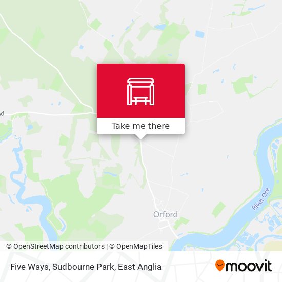Five Ways, Sudbourne Park map