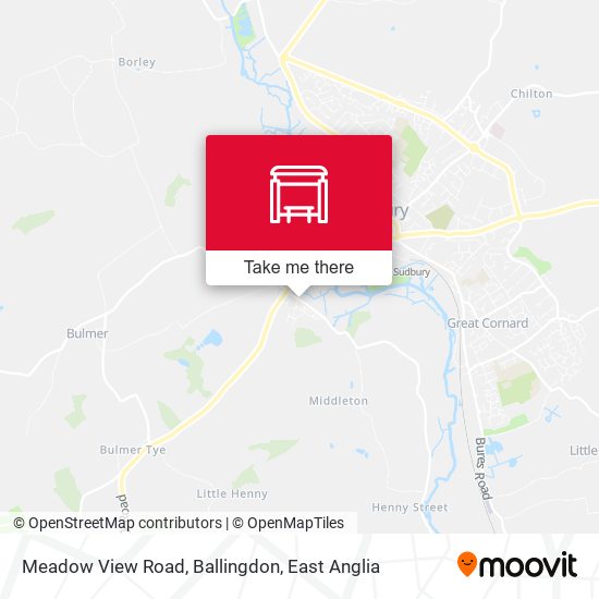 Meadow View Road, Ballingdon map