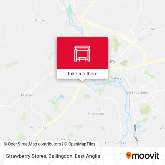 Strawberry Stores, Ballingdon map