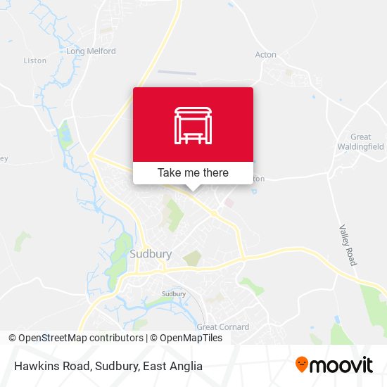 Hawkins Road, Sudbury map
