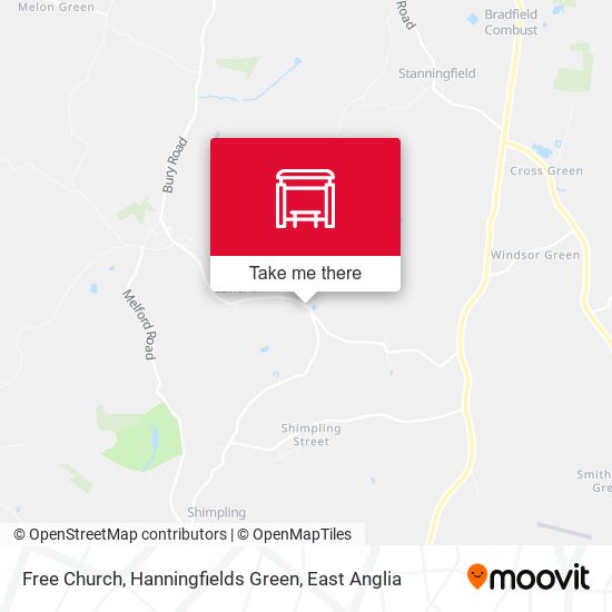 Free Church, Hanningfields Green map