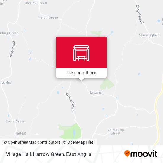 Village Hall, Harrow Green map