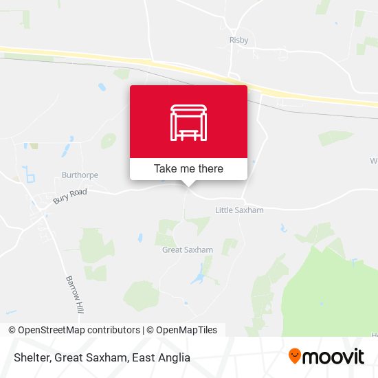 Shelter, Great Saxham map