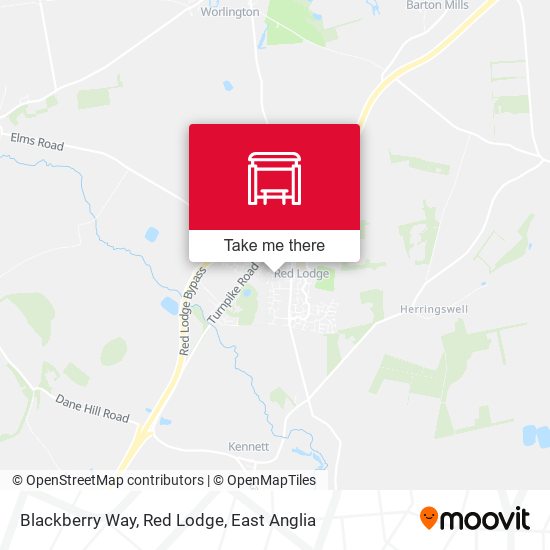 Blackberry Way, Red Lodge map