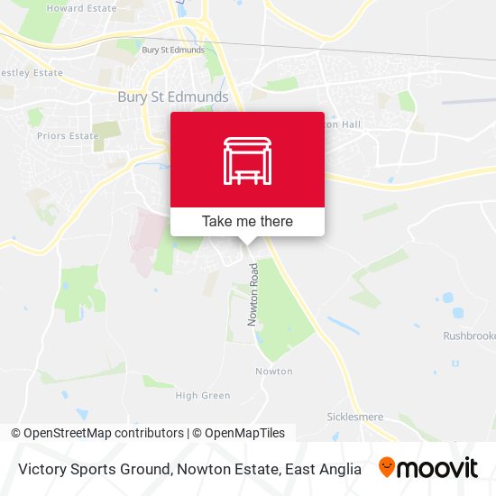 Victory Sports Ground, Nowton Estate map