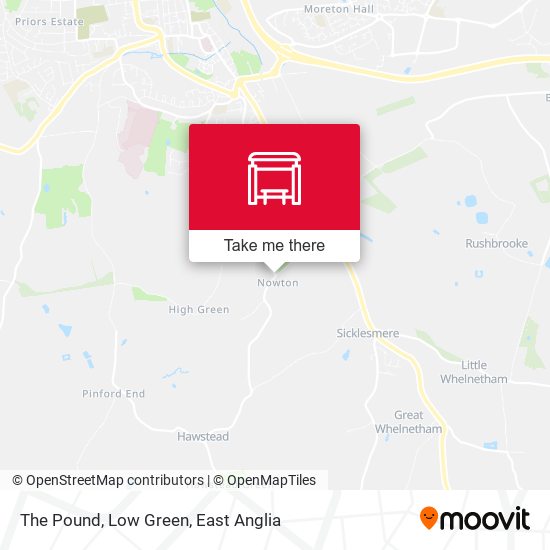 The Pound, Low Green map