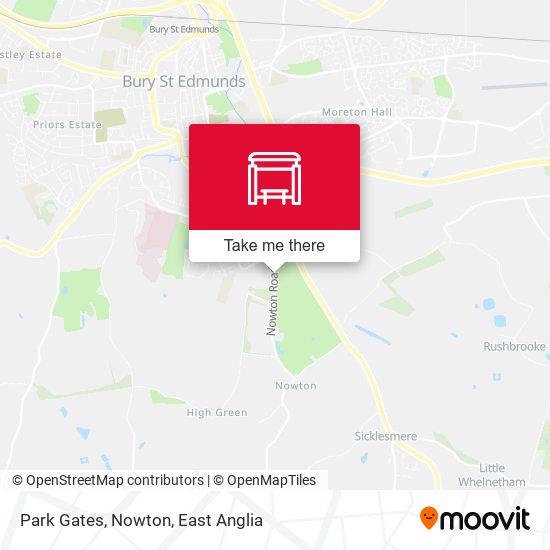 Park Gates, Nowton map