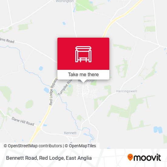 Bennett Road, Red Lodge map