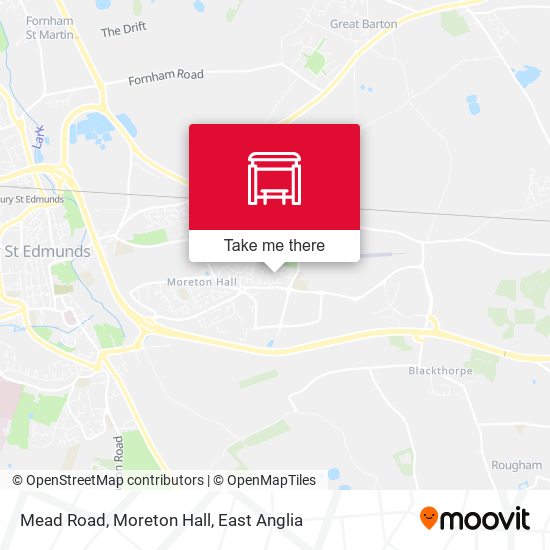 Mead Road, Moreton Hall map