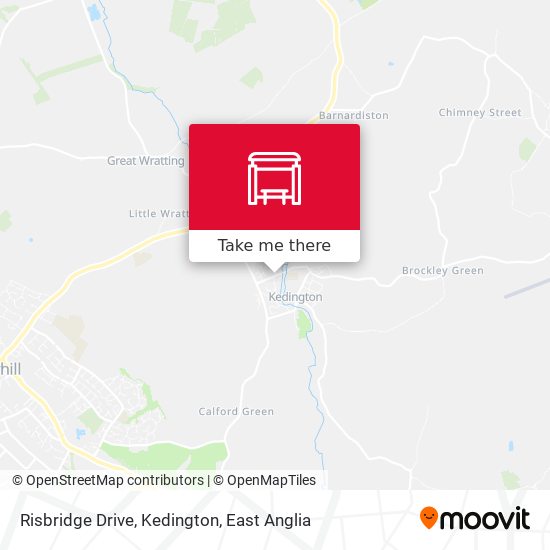 Risbridge Drive, Kedington map