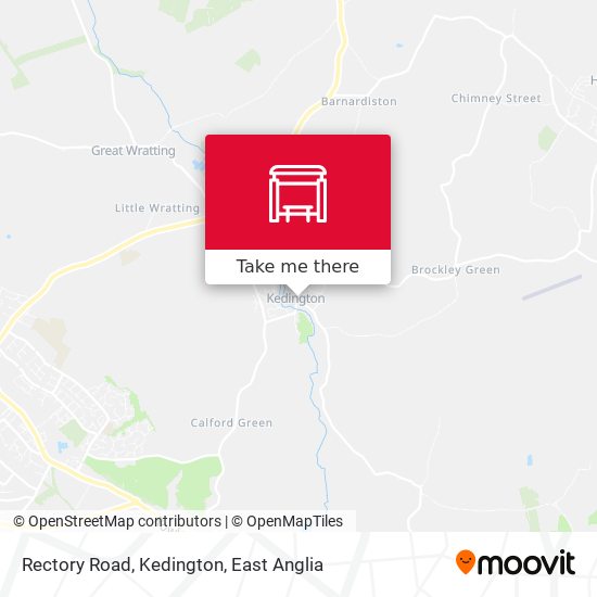 Rectory Road, Kedington map