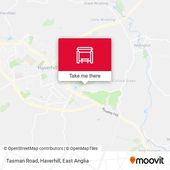 Tasman Road, Haverhill map