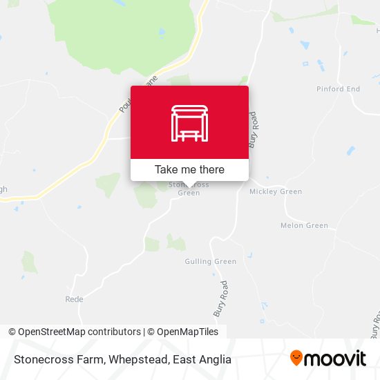 Stonecross Farm, Whepstead map