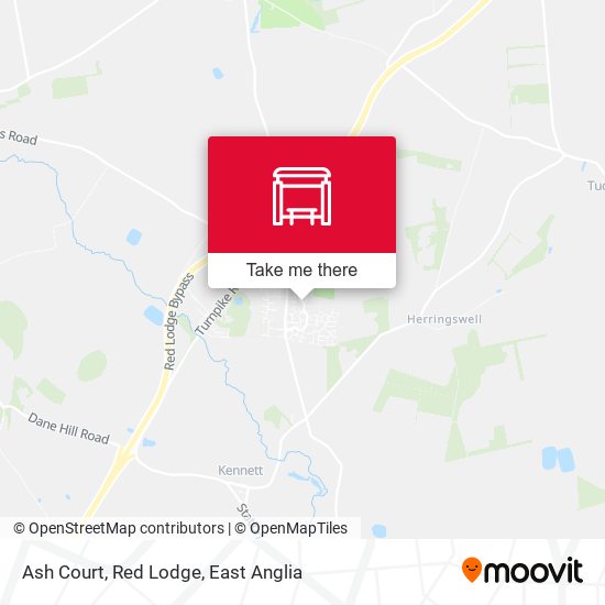 Ash Court, Red Lodge map