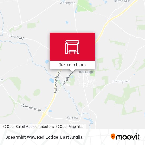 Spearmint Way, Red Lodge map