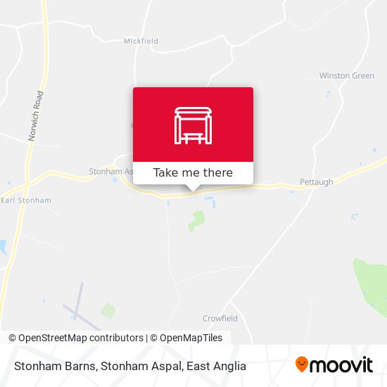 Stonham Barns, Stonham Aspal map