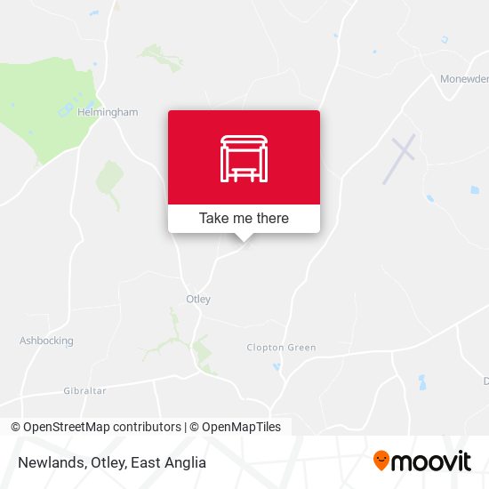 Newlands, Otley map