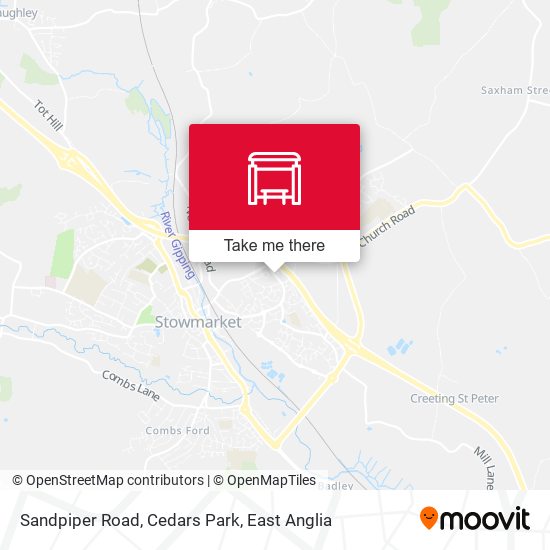 Sandpiper Road, Cedars Park map