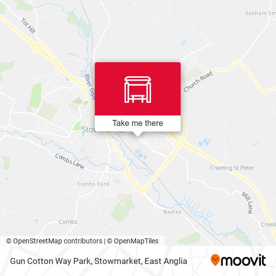 Gun Cotton Way Park, Stowmarket map