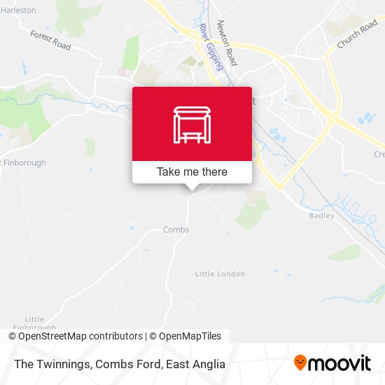 The Twinnings, Combs Ford map