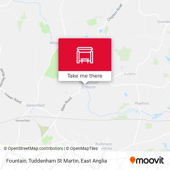 Fountain, Tuddenham St Martin map