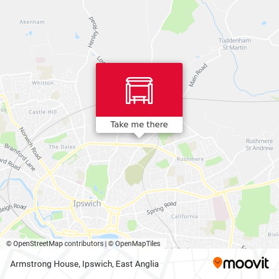 Armstrong House, Ipswich map