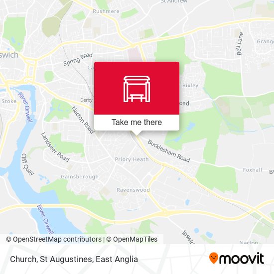 Church, St Augustines map