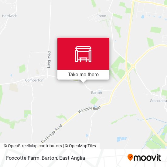 Foxcotte Farm, Barton map