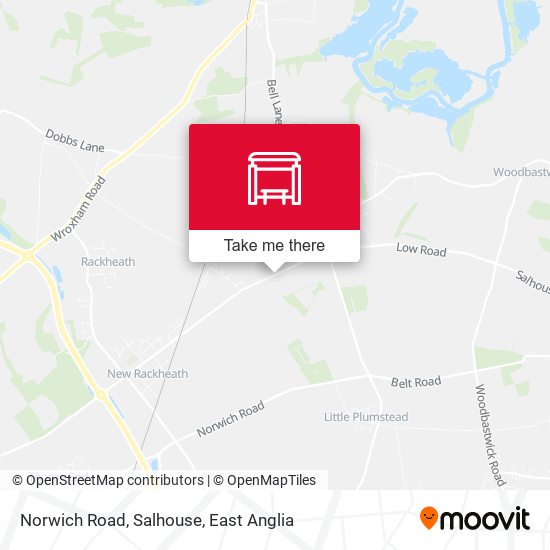 Norwich Road, Salhouse map