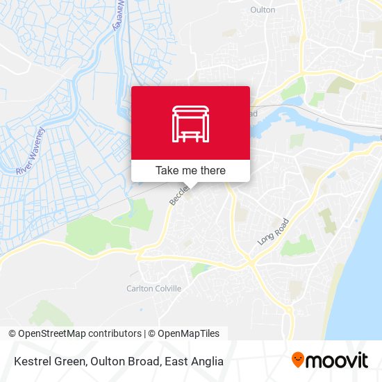 Kestrel Green, Oulton Broad map