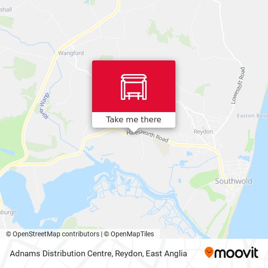 Adnams Distribution Centre, Reydon map